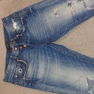 ZARA distressed jeans